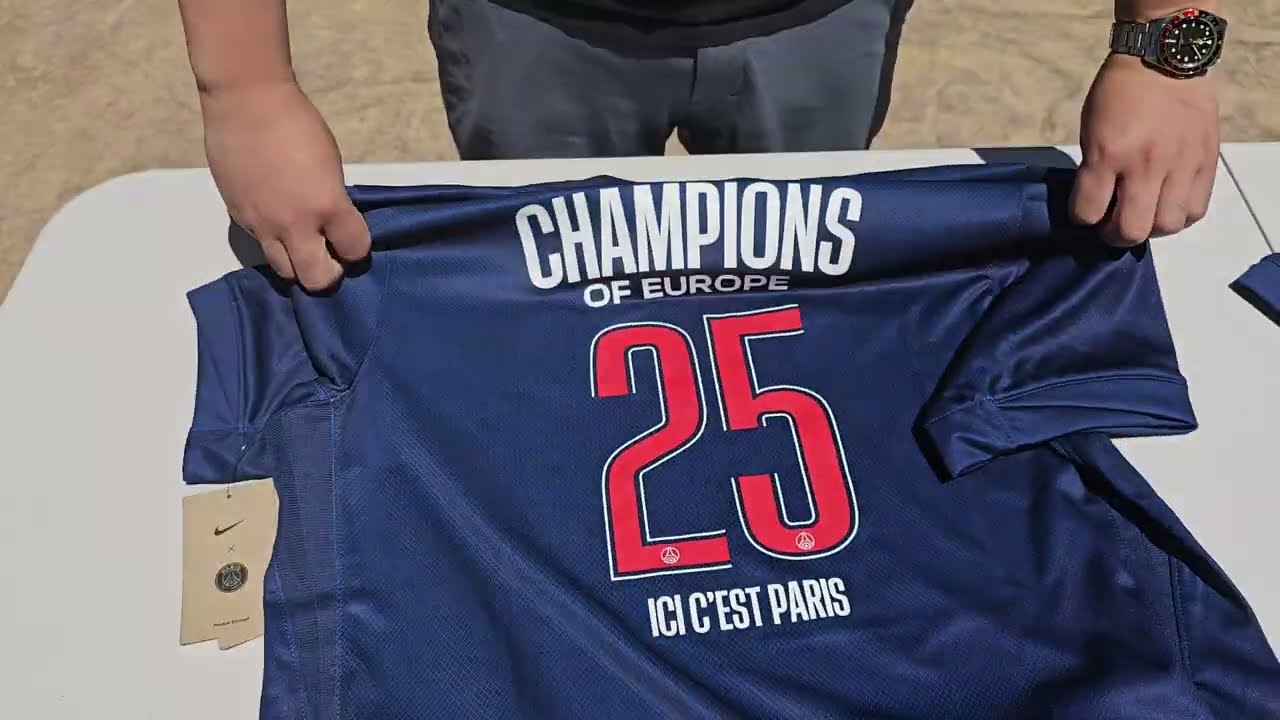 2025 Paris Saint-Germain Champions League Winners Jersey | Nike PSG Authentic vs. Replica Kit