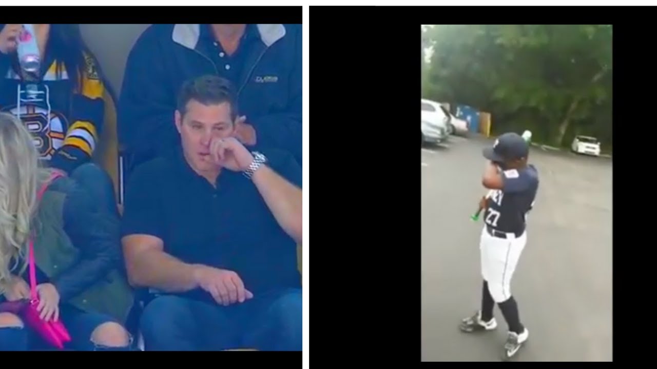 Best Father Son Moments In Sports!!!!!!!!