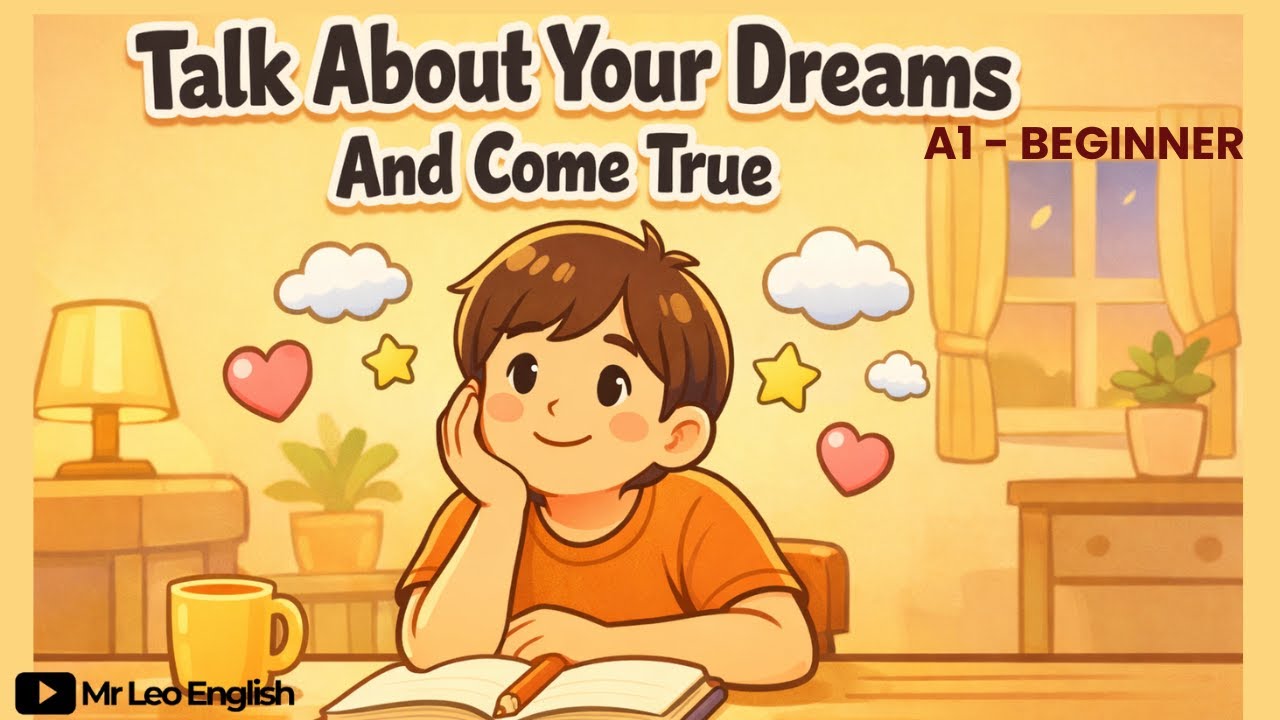 Talk About Your Dream And Come True  | English For Beginner  |Day8