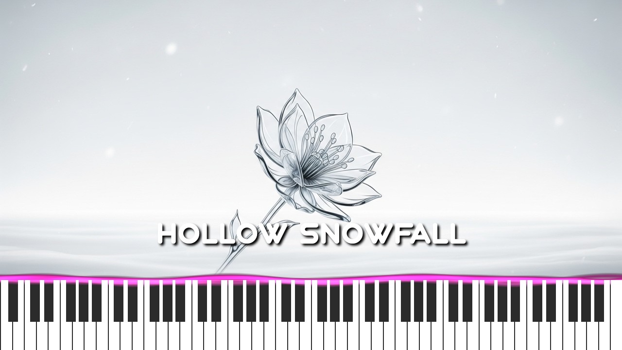 Hollow Snowfall - MIDI Visualization