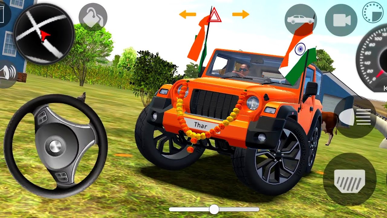 Modified Mahindra Thar Car Games: Indian Cars (Gadi Wala Game) Car Game Android Gameplay Ep10- 2026