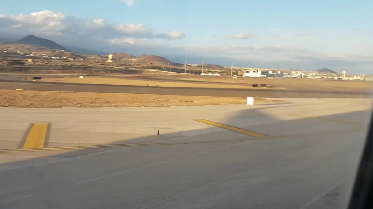 Takeoff TFS to LUX LG714 Luxair 737-800