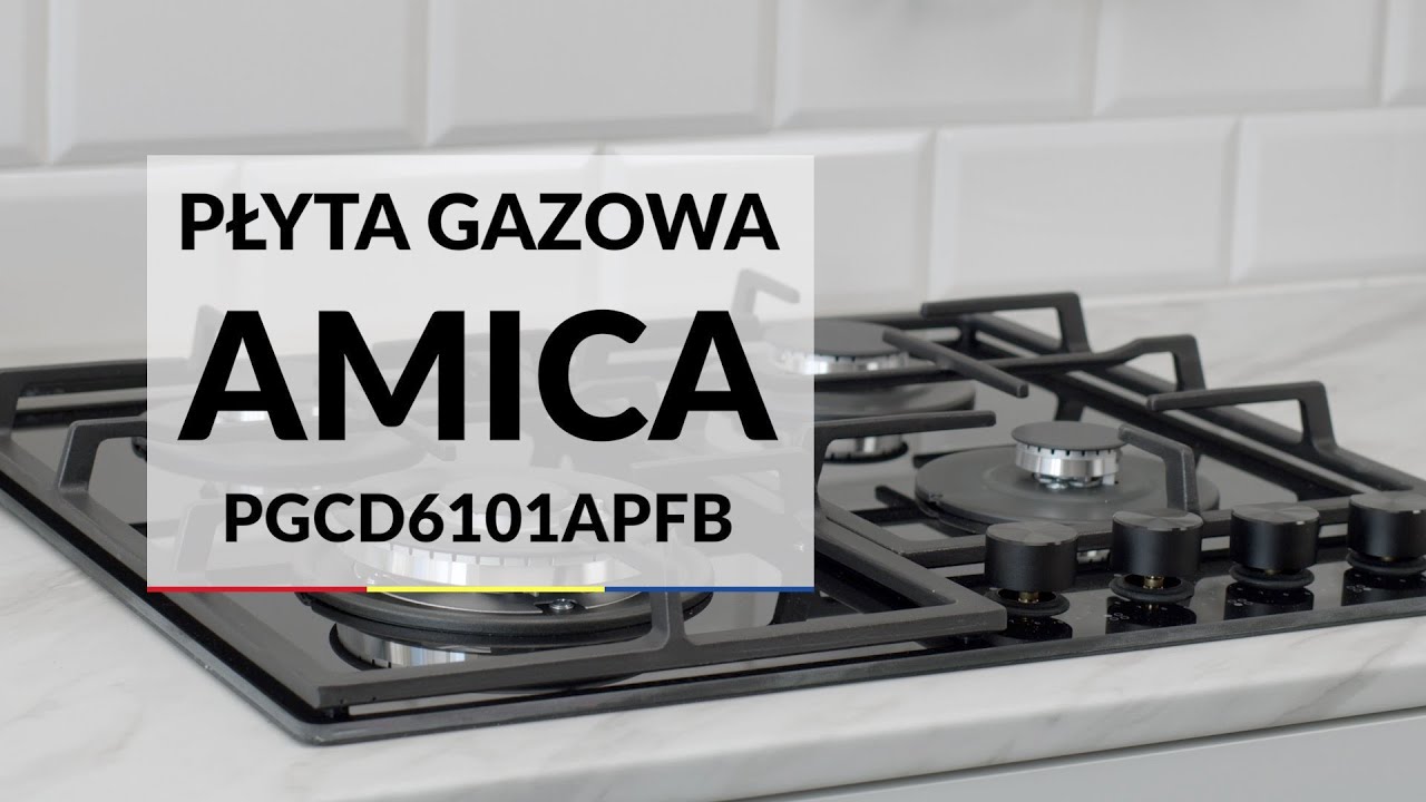 Płyta gazowa Amica PGCD6101APFB - dane techniczne - RTV EURO AGD