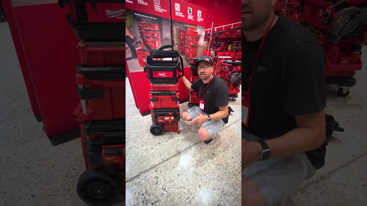 НАКОНЕЦ-ТО! Ящик для инструментов Milwaukee PACKOUT на колёсиках! #строительство