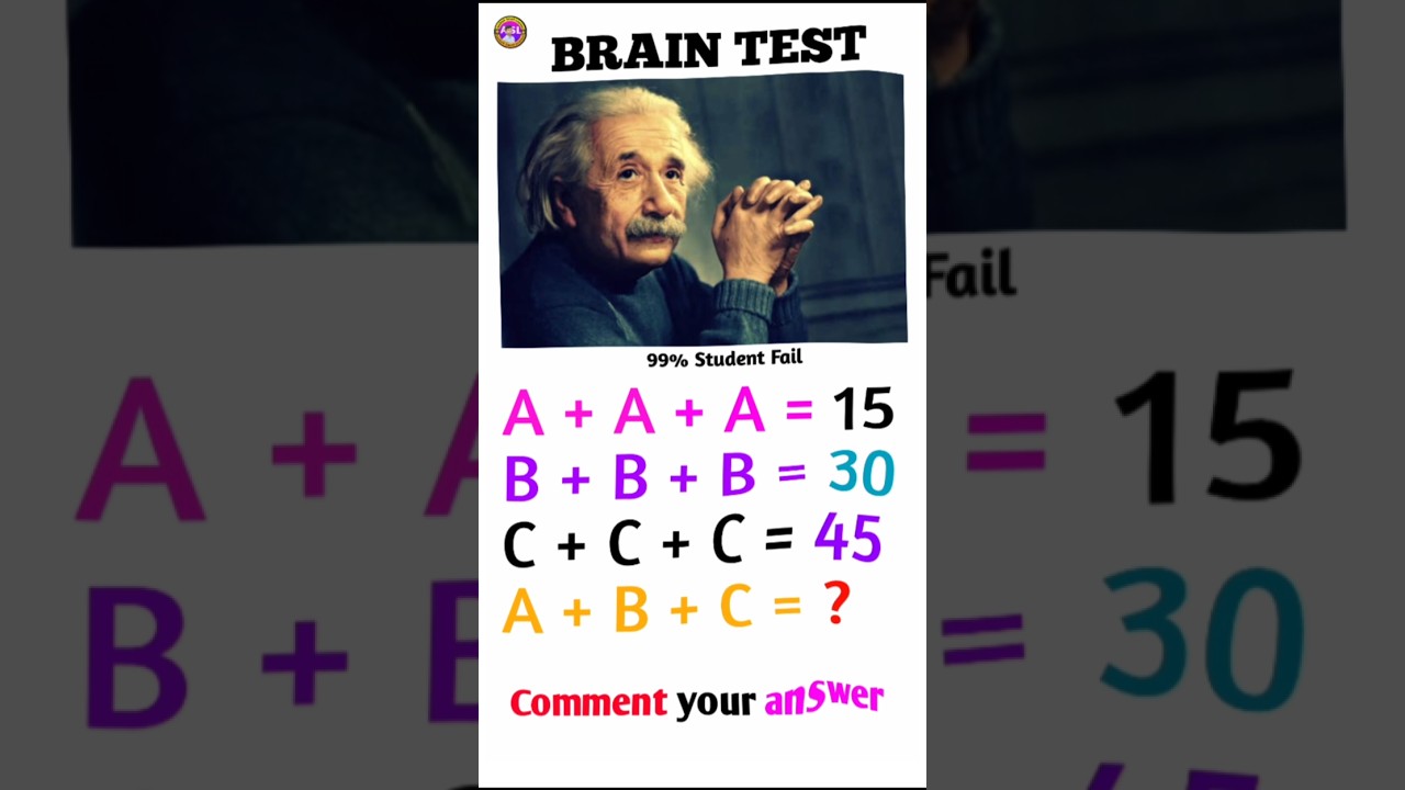 Do you have a brain like Albert Einstein? |Math Quiz| Test your IQ|Brain Test|Gk aashish pro academy