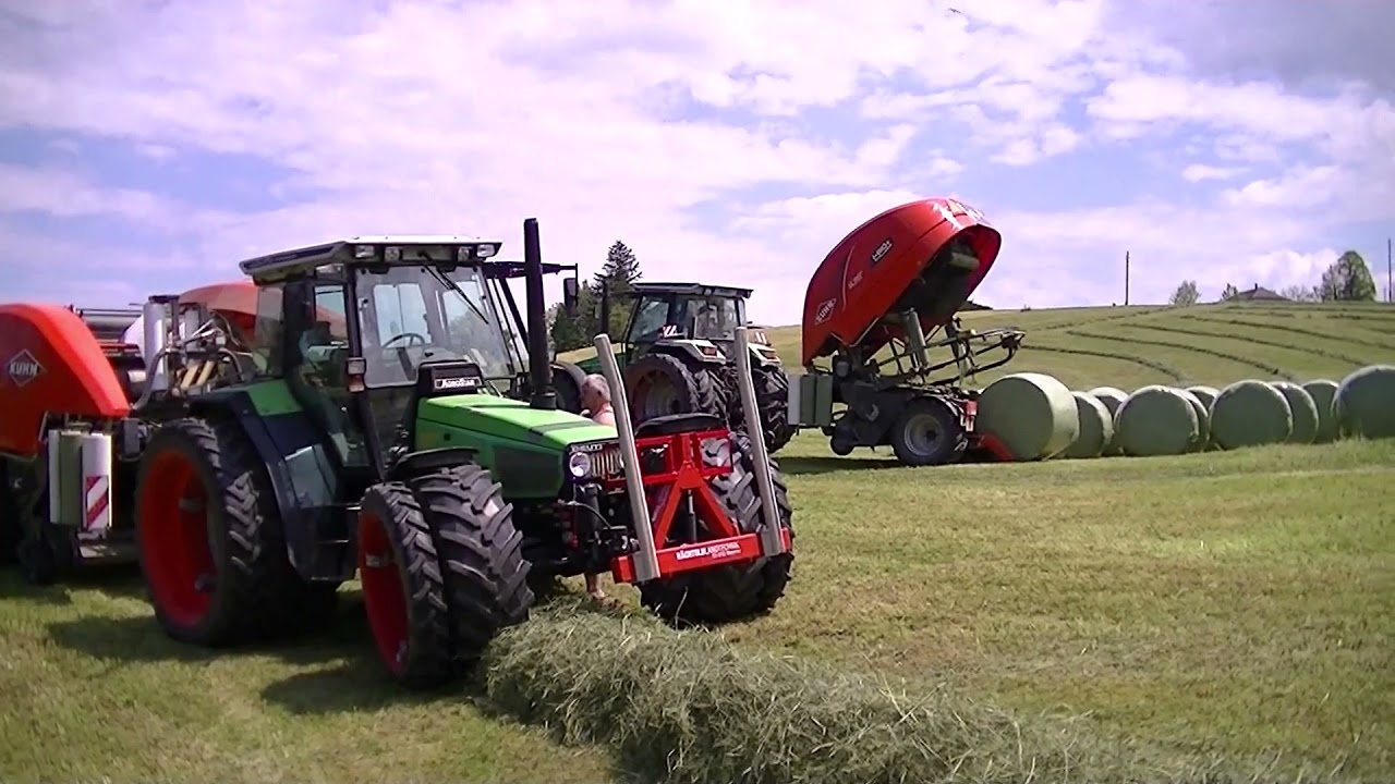 Siloballen pressen, 3x Agrostar