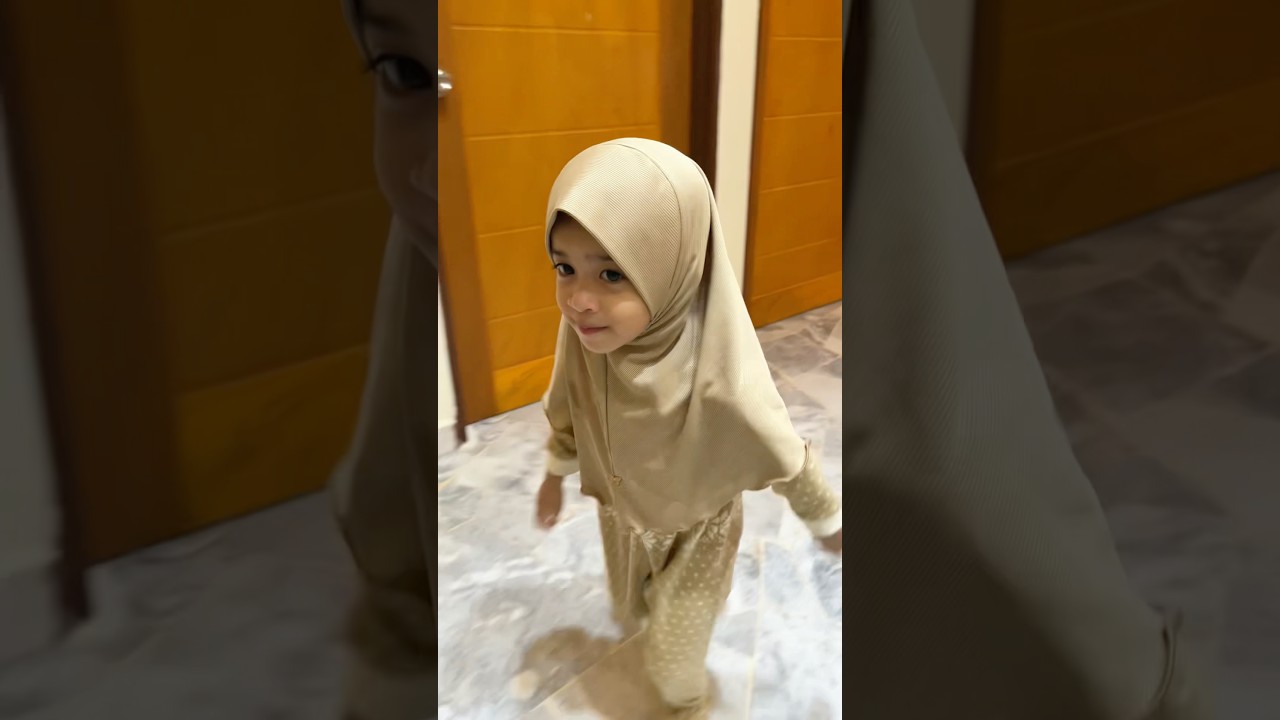 Felicia Nayla Pergi Masjid 🤲🏻✨