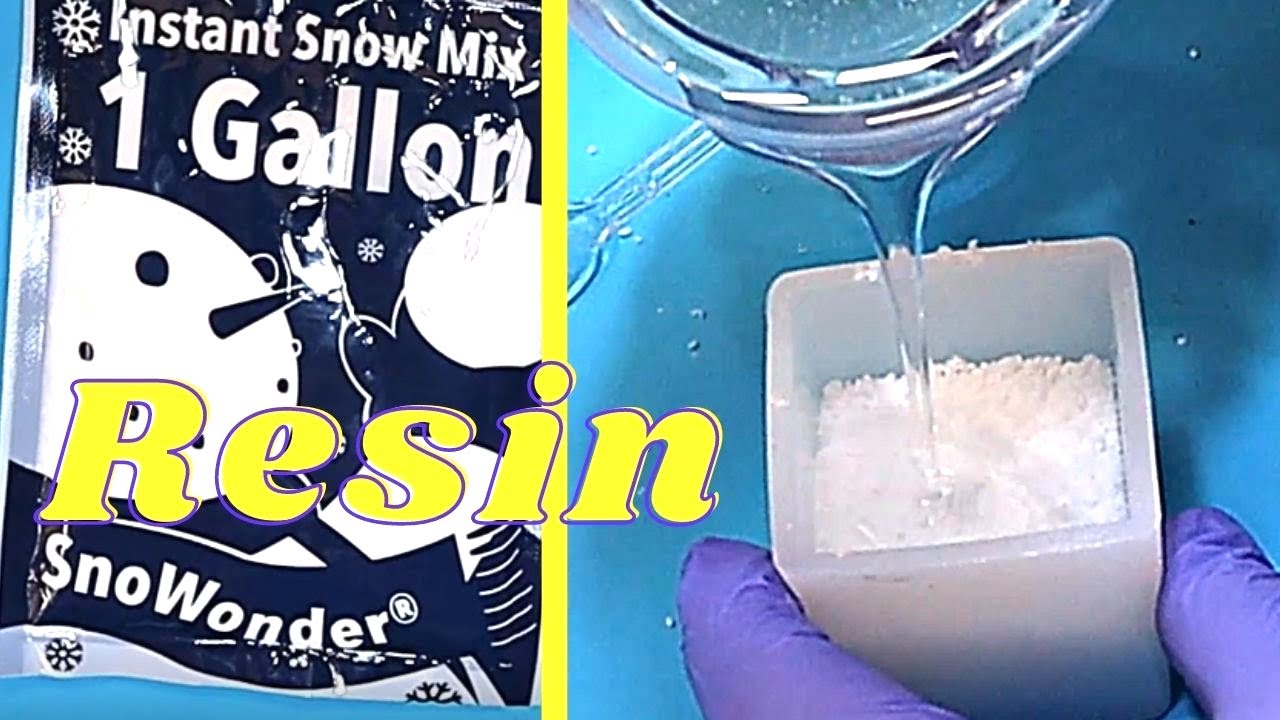 Instant Snow in Resin -Can You Guess What Happens??