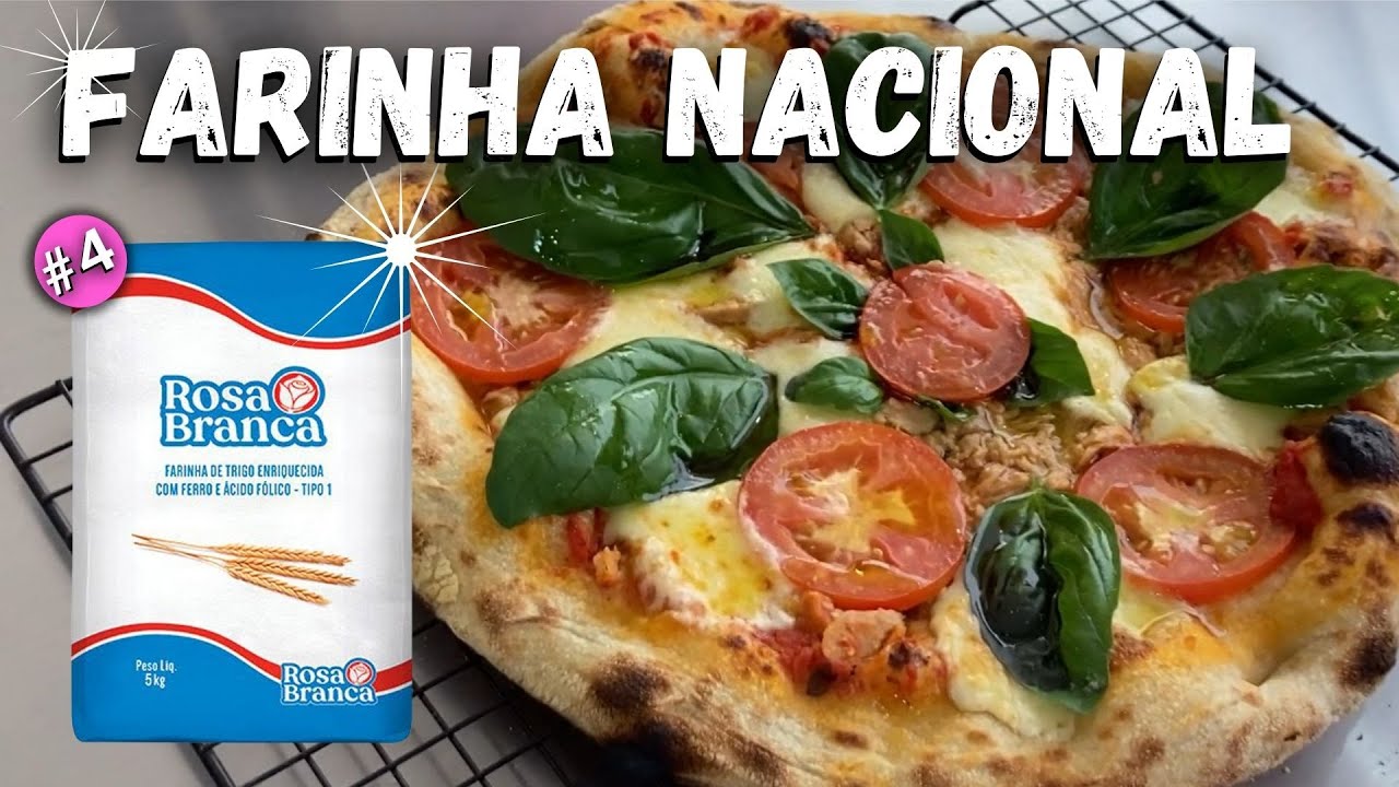 TESTE NA LONGA FERMENTAÇÃO COM FARINHA NACIONAL ROSA BRANCA TIPO 1 - VÍDEO 4