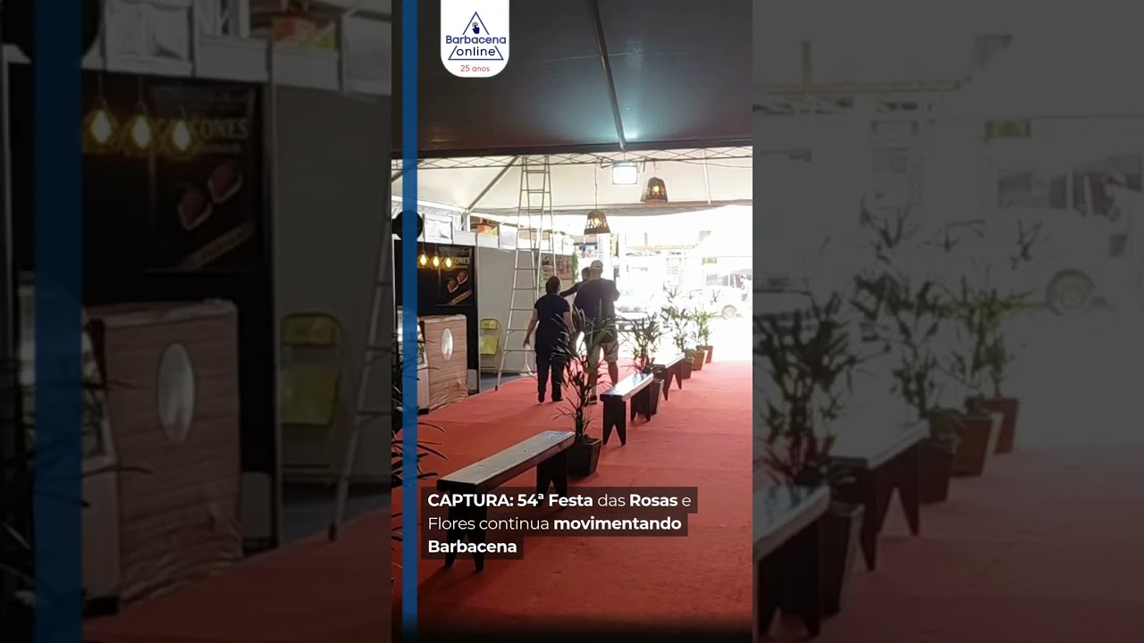 CAPTURA: 54&ordf; Festa das Rosas continua movimentando Barbacena