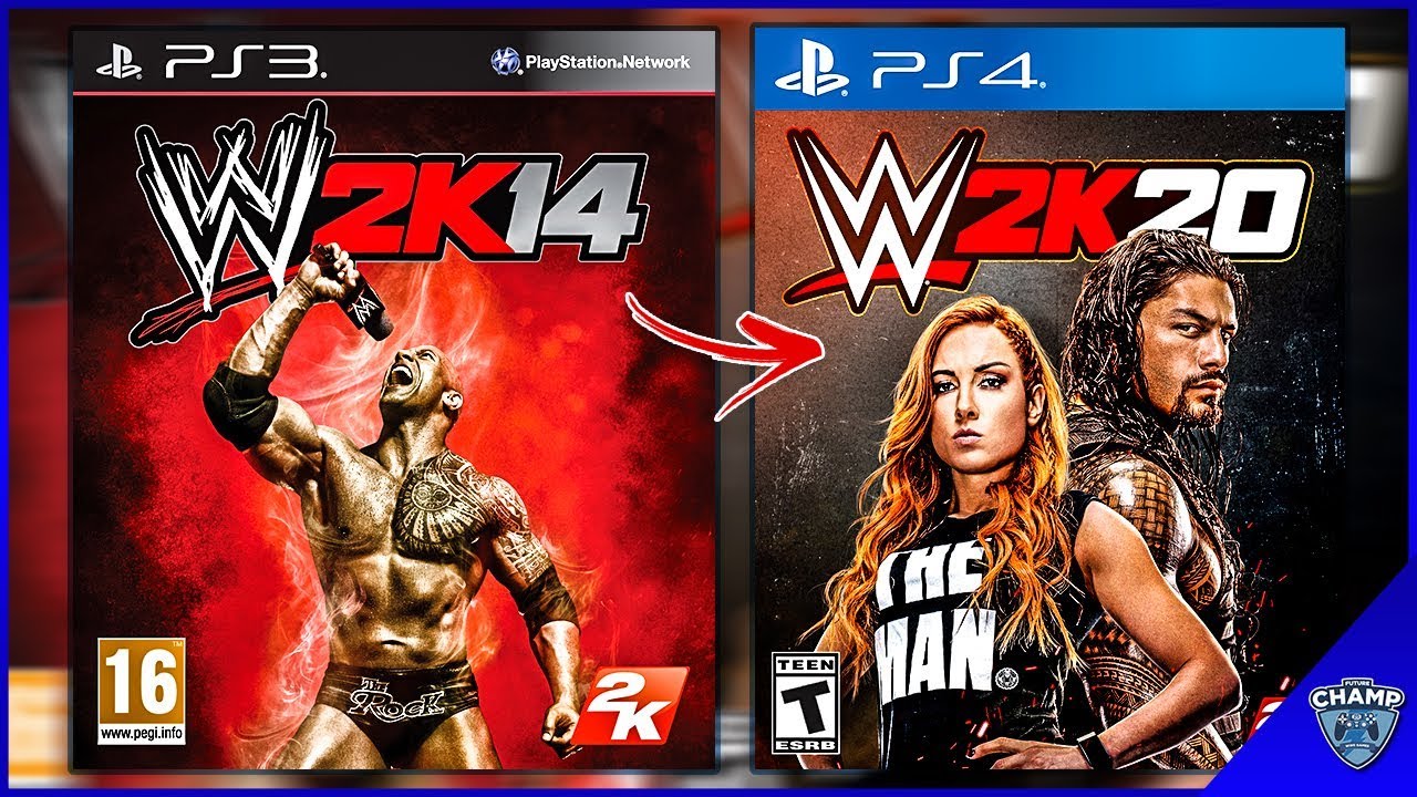 Every WWE 2K Game Covers | WWE 2K14 - WWE 2K20!!