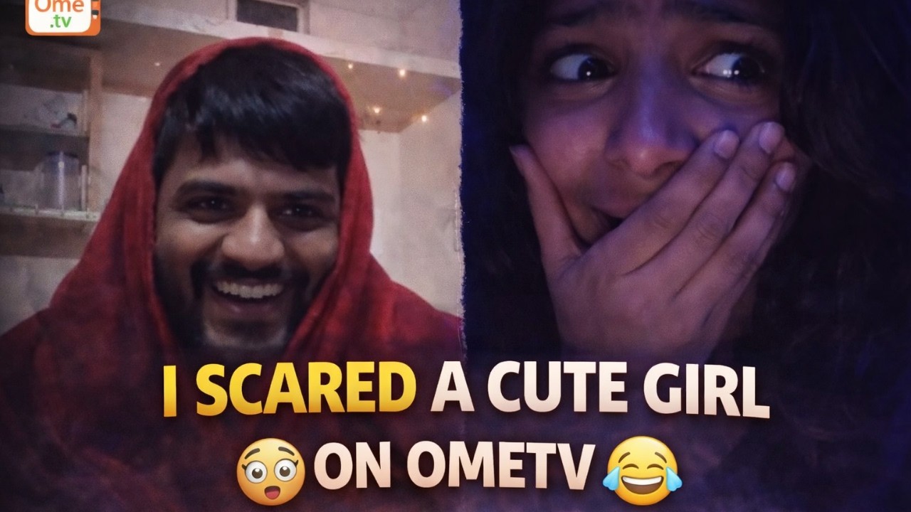 I Scared a Cute Girl on OmeTV 😳😂