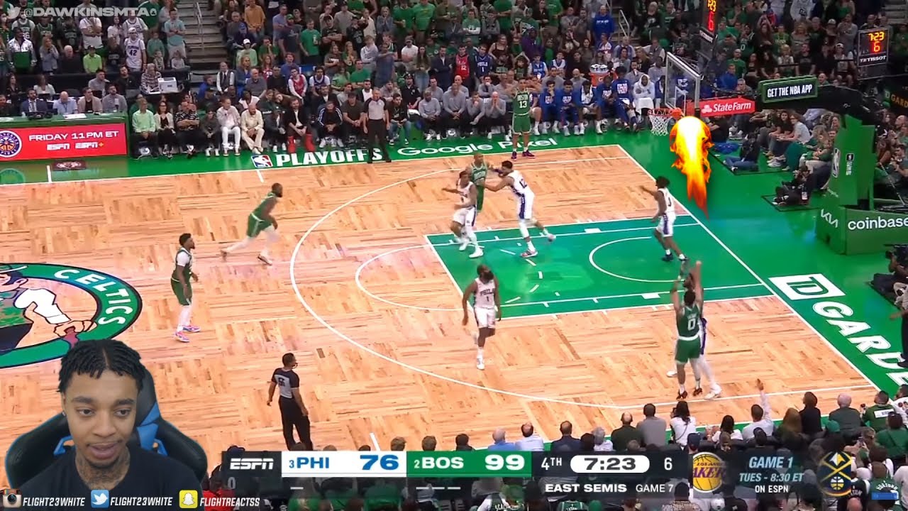 FlightReacts To #3 76ERS at #2 CELTICS | FULL GAME 7 HIGHLIGHTS | May 14, 2023!