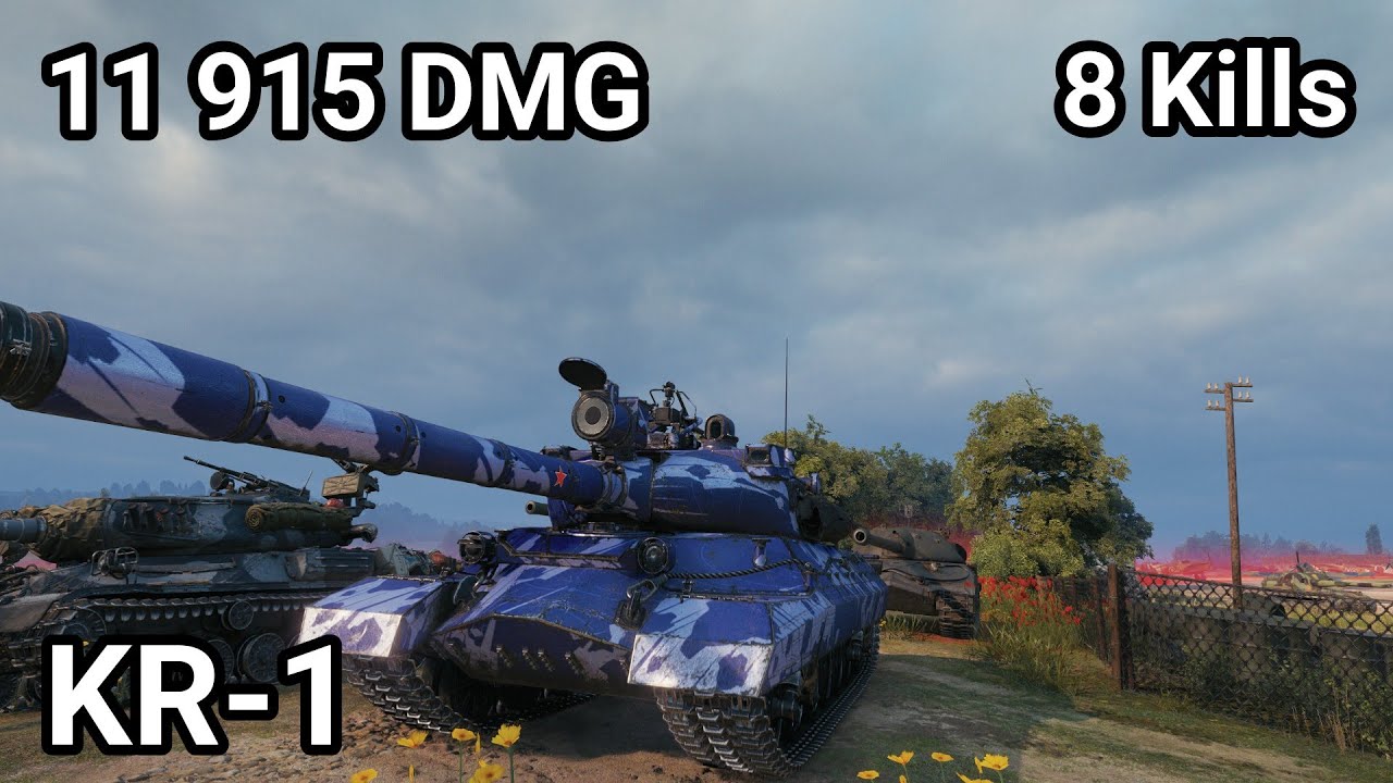 KR-1 - 11 915 damage / 8 kill / 3 810 blocked / 650 assist