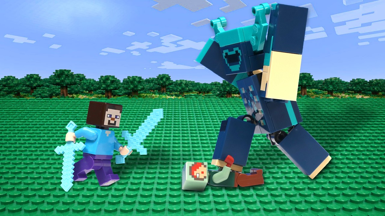 What Behind the MAGICAL Door? Steve vs Warden Battle!