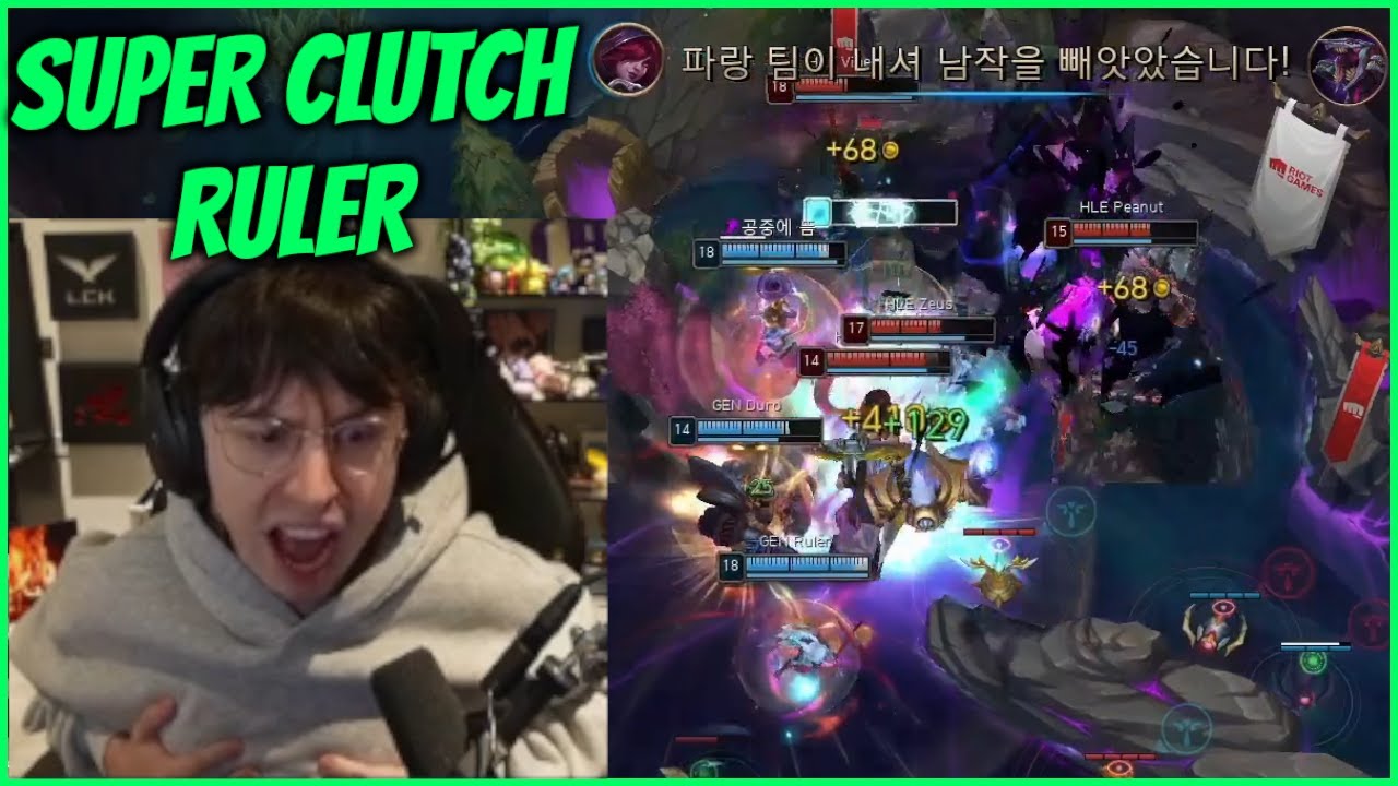 Caedrel Reacts To Ruler's Insanely Clutch Baron Steal In LCK Finals
