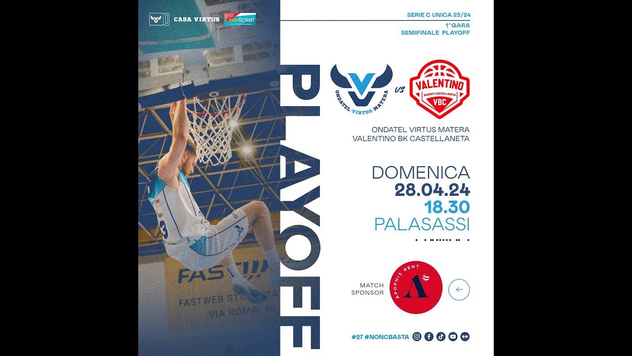 Ondatel Virtus Matera vs Valentino BK Castellaneta