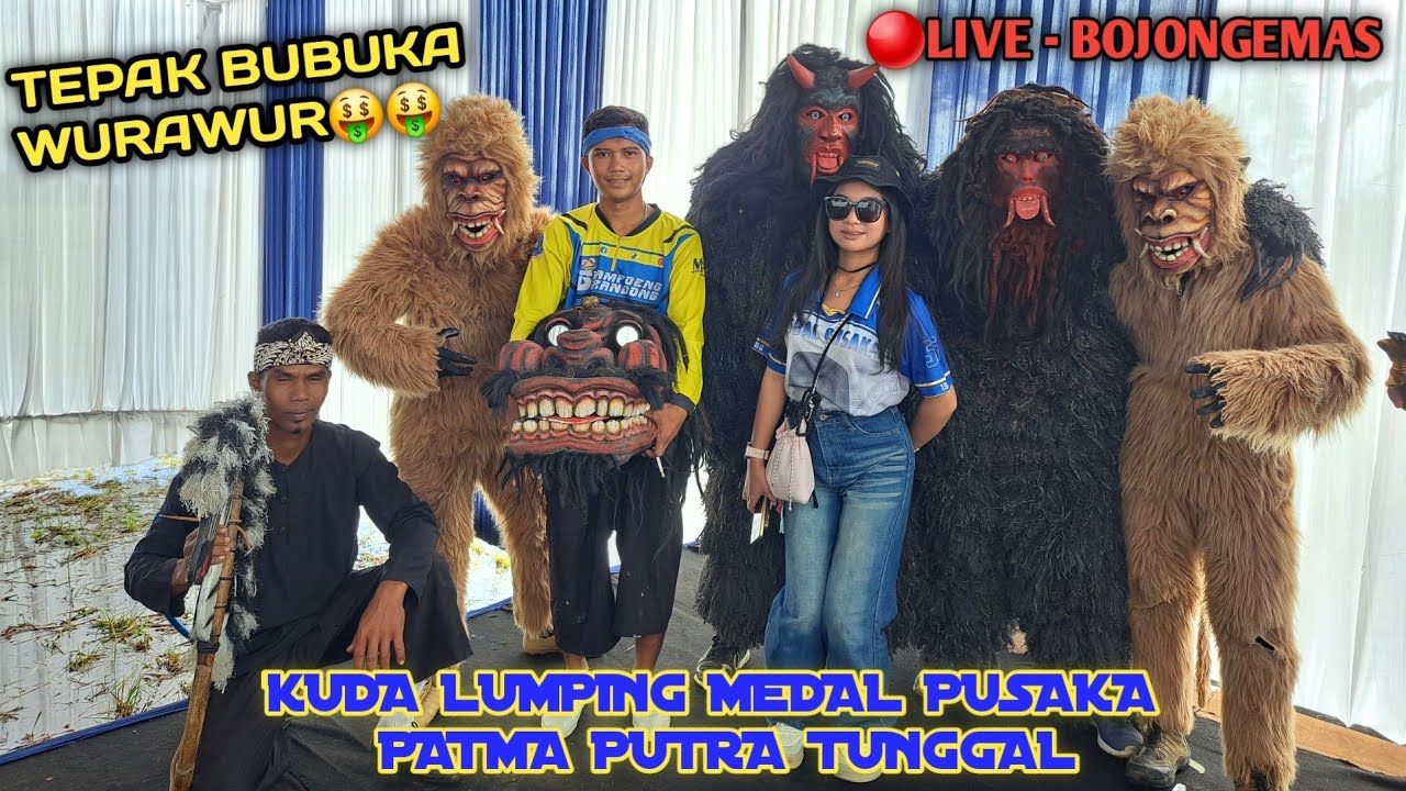 🔴LIVE - TEPAK BUBUKA YANG SANGAT MERIAH DI KUDA LUMPING MEDAL PUSAKA PATMA PUTRA TUNGGAL- BOJONGEMAS
