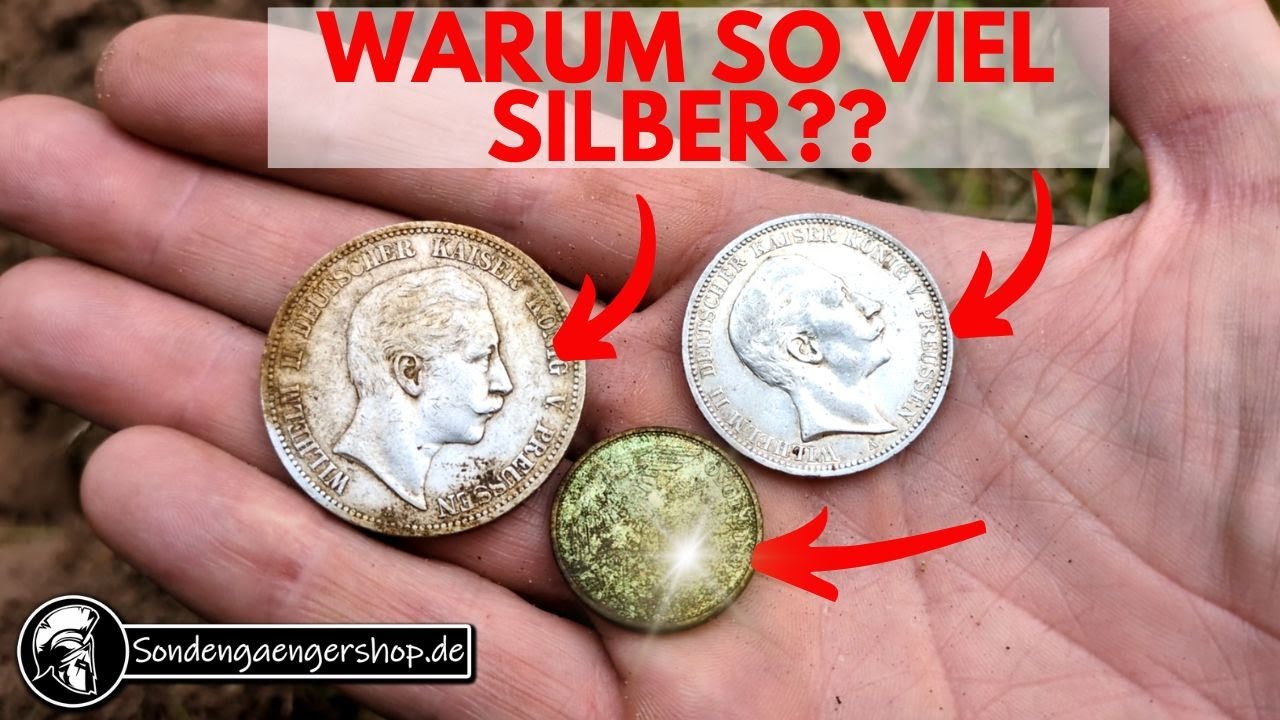 Manchmal tut es einfach weh!😭... Schatzsuche endet mit Silberfund & geheimnisvollen  Kriegsobjekten!