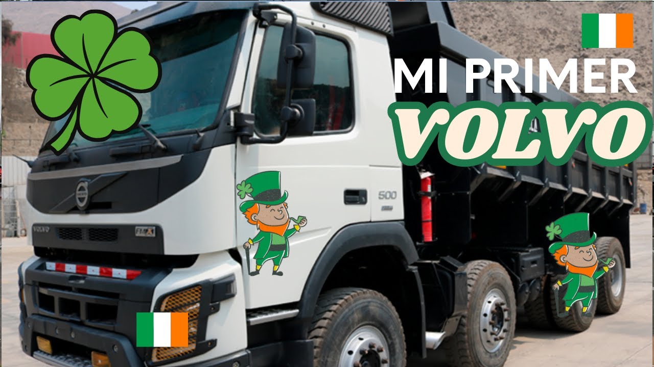 #trabajarenirlanda#PRIMERA VEZ QUE MANEJAMOS UN VOLVO