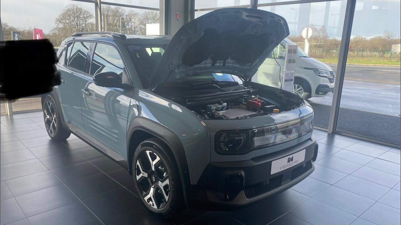 JE VOIS MONTRE LE MOTEUR ÉLECTRIQUE DE LA NOUVELLE R4 CHEZ RENAULT CHÂTEAUBRIANT GROUPE GUILMAULT !!