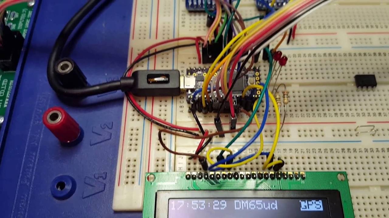My K3NG Rotator Controller using Teensy 3.x, graphics display, GPS, and accelerometer