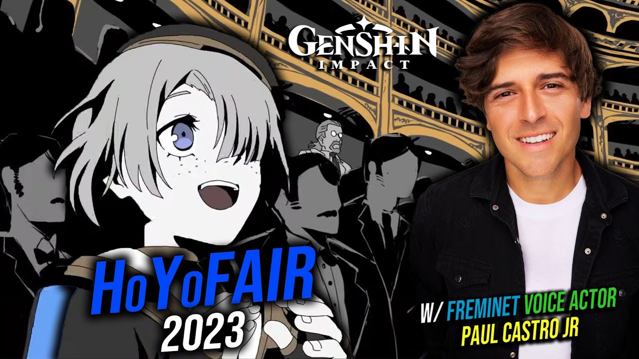 Реакция на HoYoFair 2023. ВСЕ ВИДЕО FREMINET с Freminet VA, Полом Кастро-младшим | Genshin Impact