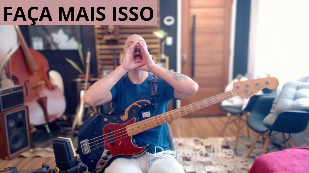 AJUDA MUITO NA MIXAGEM DO BAIXO  - TÉCNICA DE ABAFAR COM MÃO ESQUERDA