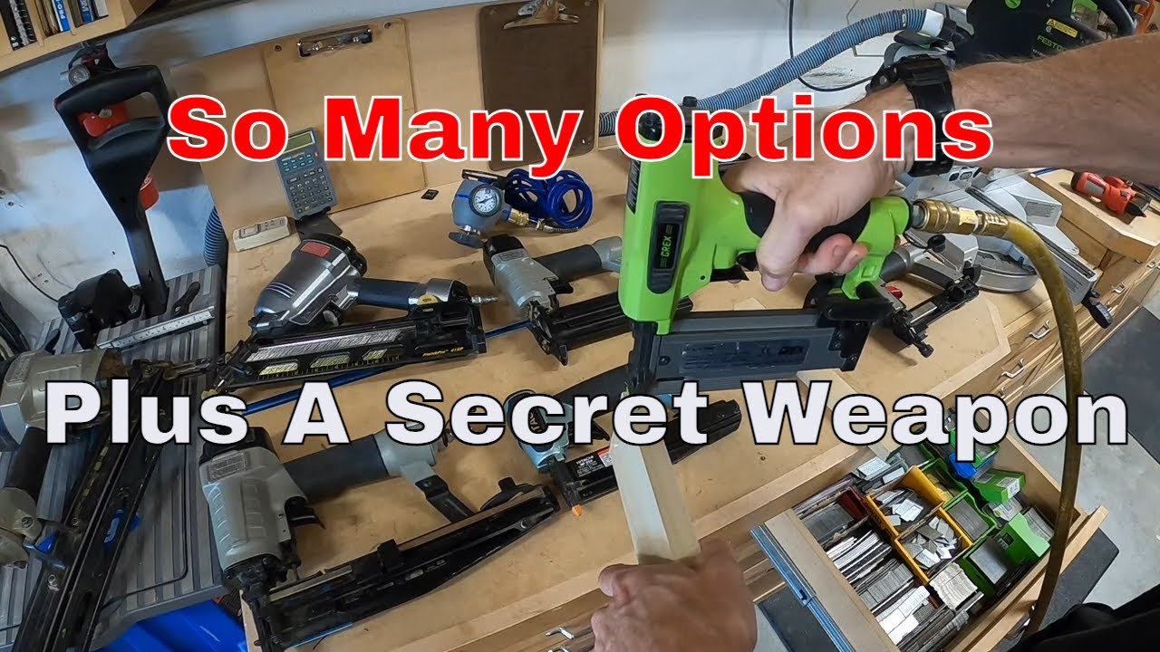 What Type of Nail Guns Should You Have and Why?  The Top 2 I Use- Plus A Secret Nail Gun Accessory!