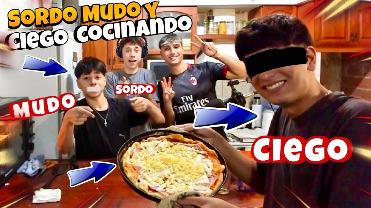 Un Ciego,Un Sordo Y Un Mudo COCINAN En STREAM