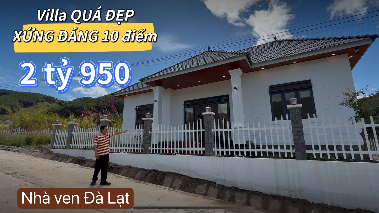 VILLA XỨNG ĐÁNG, QUÁ ĐẸP Ở NAM BAN GIÁ 2 tỷ 950