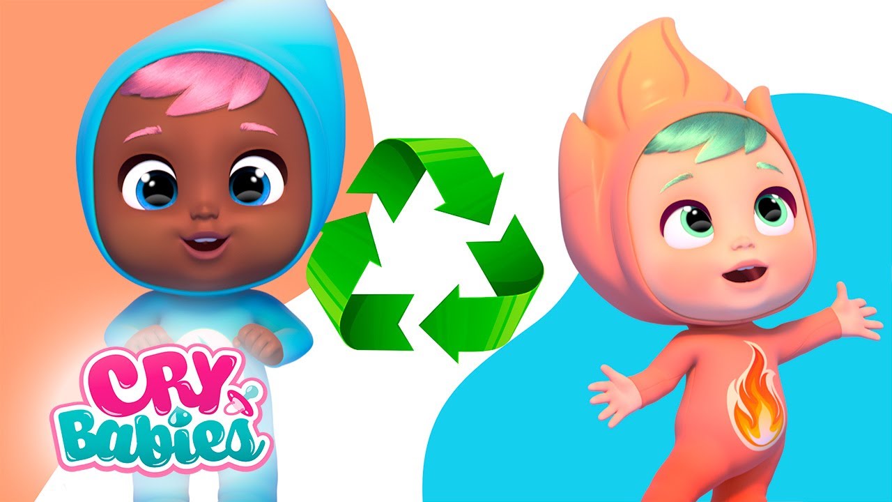 ECO TIPS ♻️ LITTLE CHANGERS ☀️🔥💧 ECO Series ♻️ CRY BABIES 💧 MAGIC TEARS 💕CARTONI ANIMATI per BAMBINI