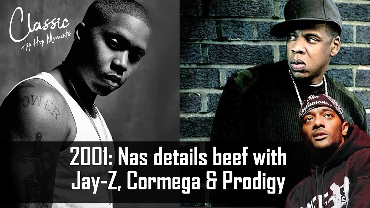 2001: Nas details beef w/Jay-z, Cormega, & Mobb Deep with Funkmaster Flex | Classic Hip Hop Moments