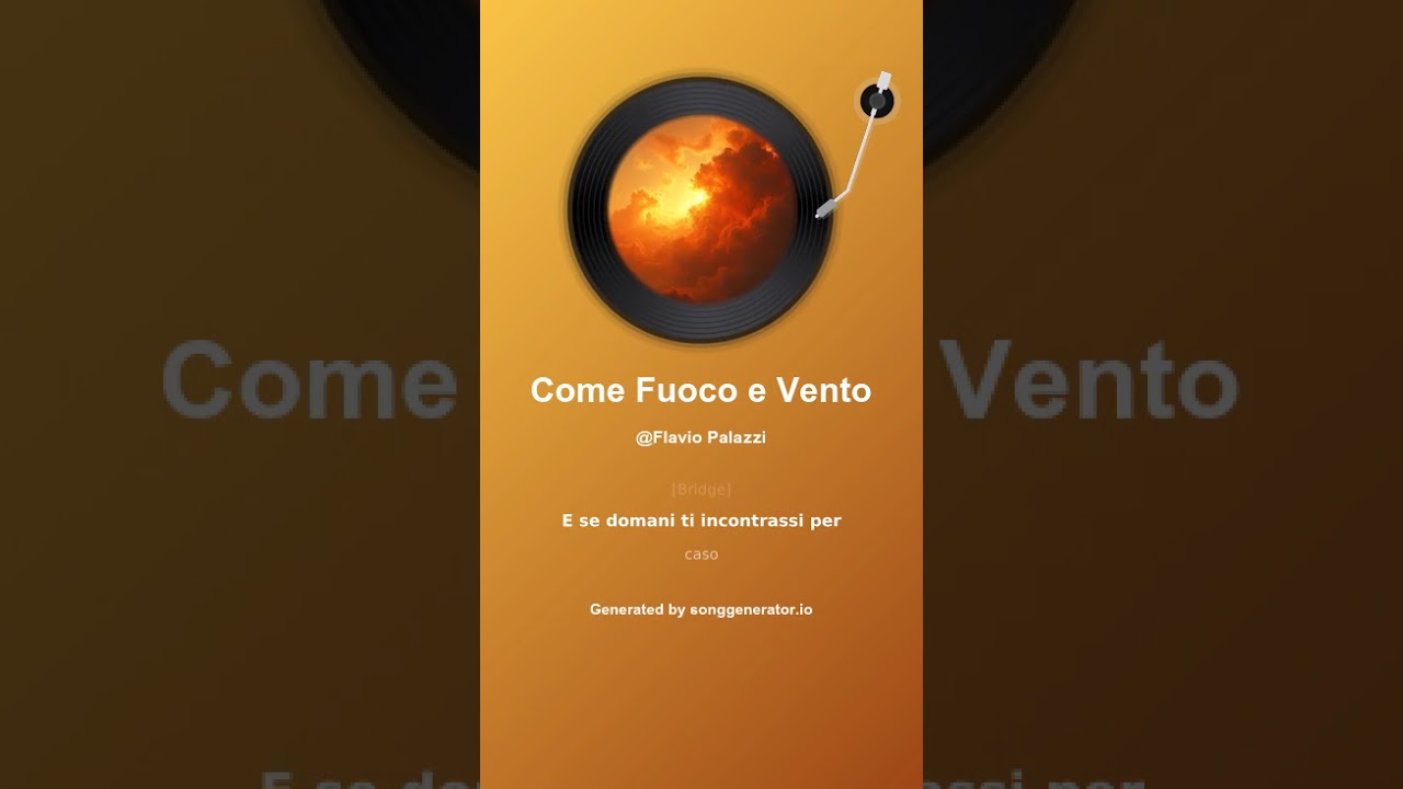 Come Fuoco e Vento