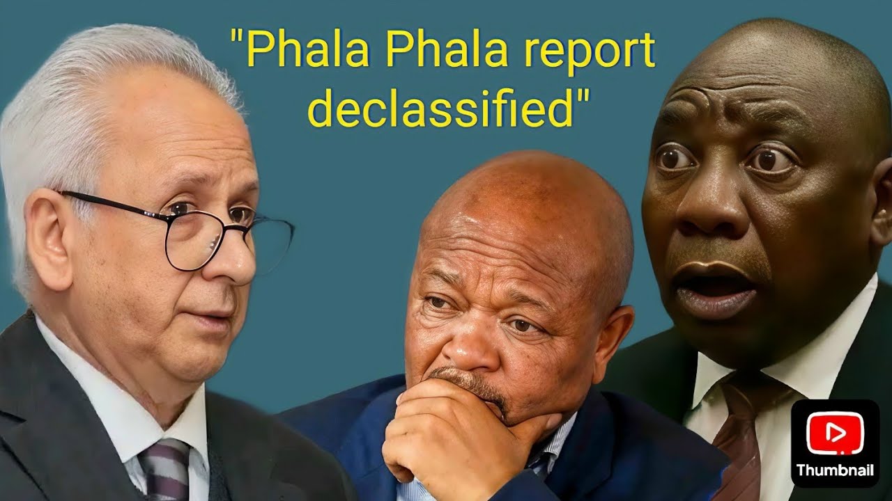 President Ramaphosa in trouble Minister Firoz Cachalia declassified IPID Phala Phala report