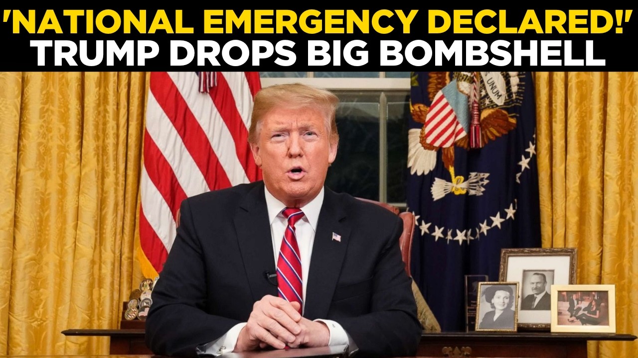 TRUMP LIVE | Trump Declares War in Speech; National Emergency at U.S.-Mexico Border | US NEWS