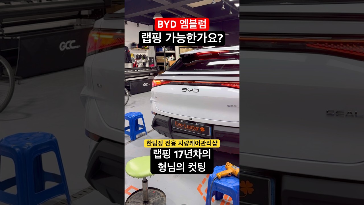 BYD씨라이언7 엠블럼 랩핑 가능한가요? 한팀장은 가능:)!