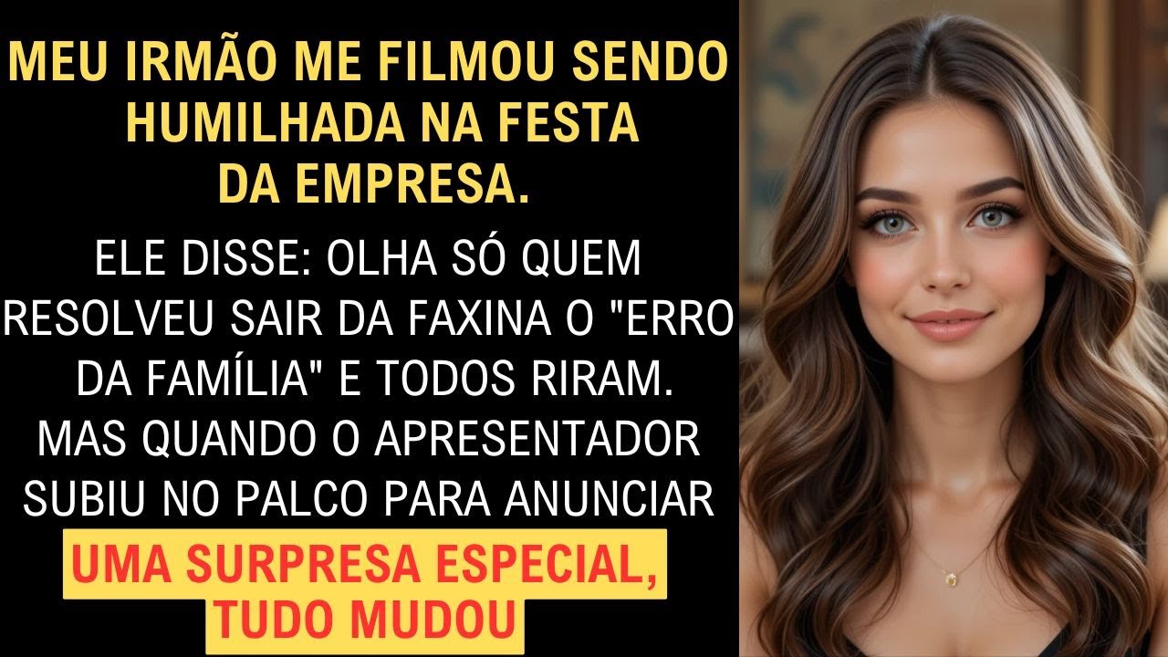 Meu Irmão Me Humilhou na Festa da Empresa Diante de Todos…Mas Não Esperava Que Eu Fosse a Grande...