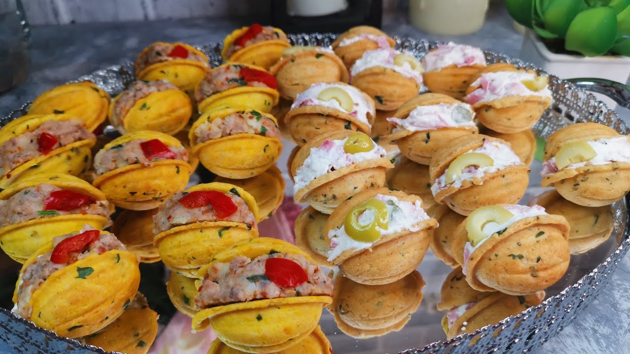 جربوا اللويزة الحارة بحشوتين مختلفيتن😍جوزية مالحةو سهلة جدآ 🥰#رمضان_2021 #وصفات_رمضان