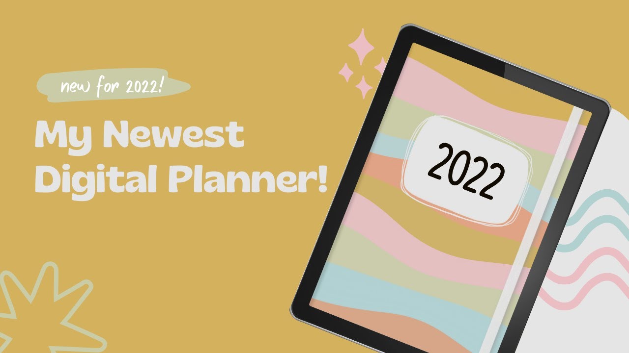 2022 Digital Planner | Install to Goodnotes | Planner Walk-Through