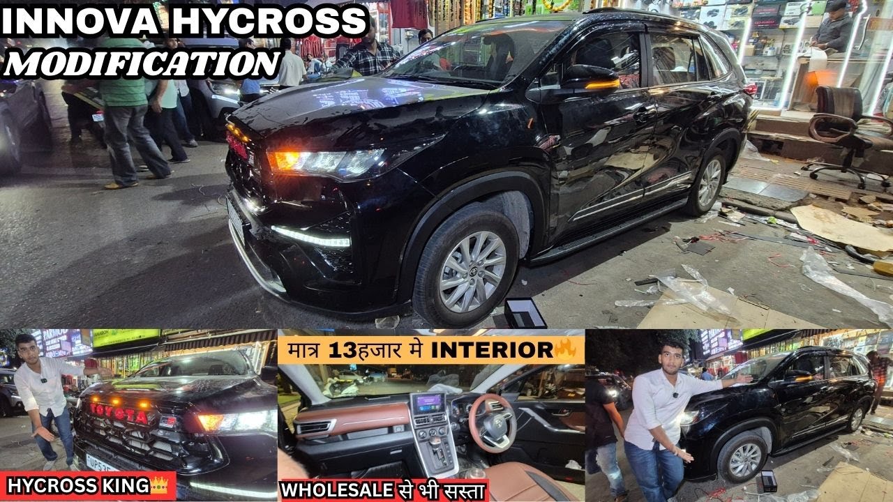 INNOVA HYCROSS MODIFICATION✅TOYOTA INNOVA HYCROSS✅13K INTERIOR✅12K BACKLIGHT COMBO✅|| PARMOD CAR