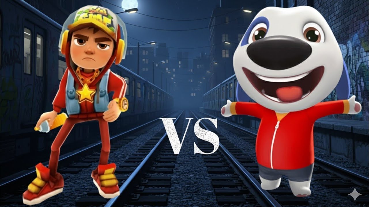 Subway Surfers Vs Talking Tom gold Run | Red Jake Vs Hank | New Update Subway Surfers Gameplay