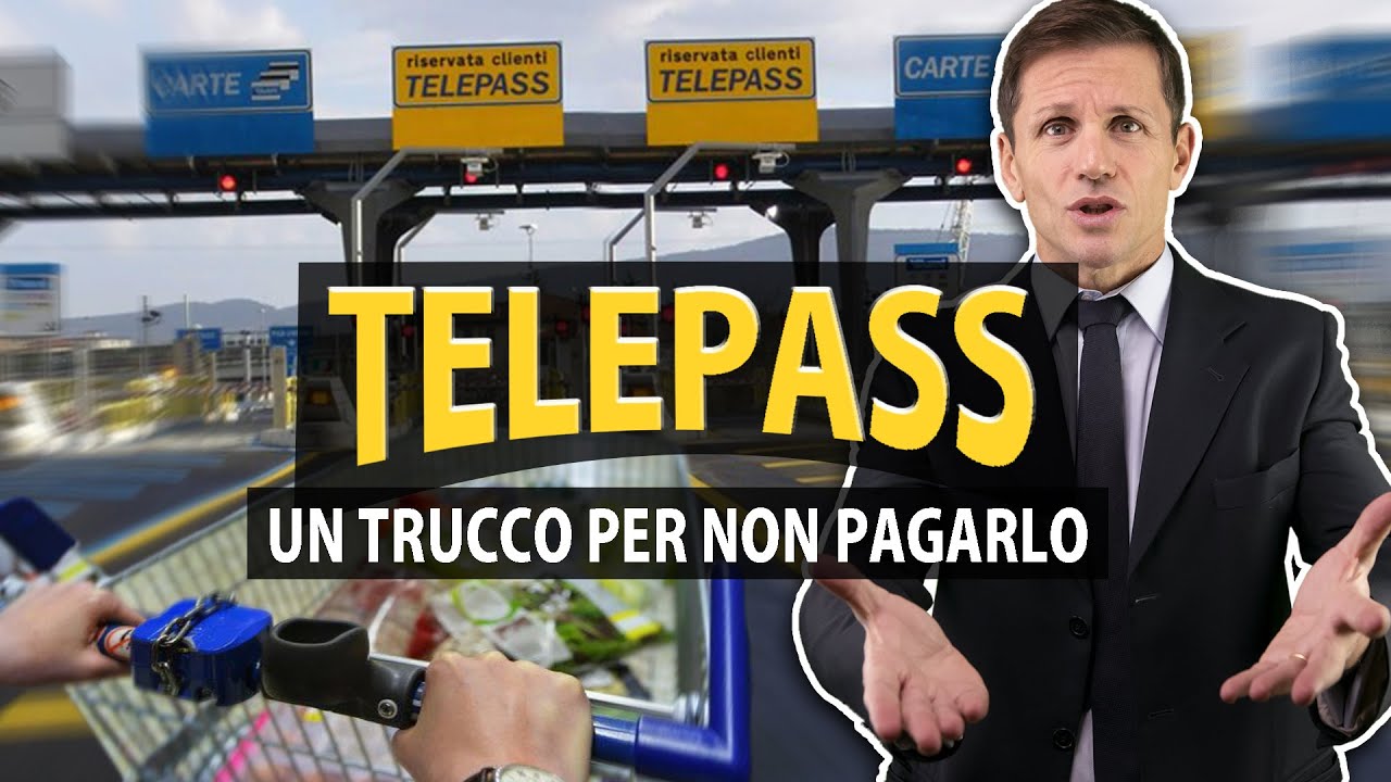 Telepass: IL TRUCCO PER NON PAGARE il pedaggio | avv. Angelo Greco