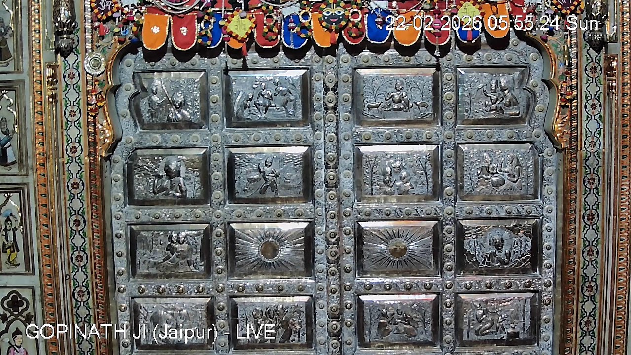 GOPINATH JI MANDIR (Jaipur) - LIVE DARSHAN (22st February 2026)