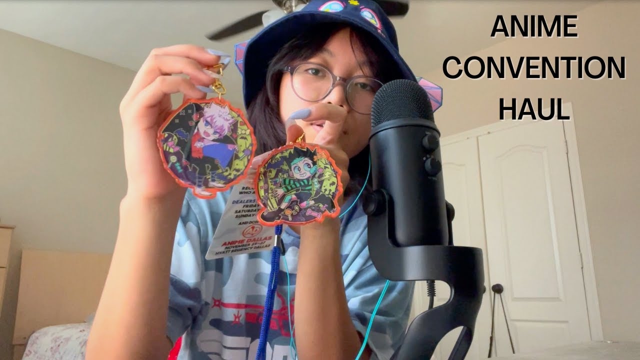 ASMR | Anime Convention Haul ✨ (hi i'm back)
