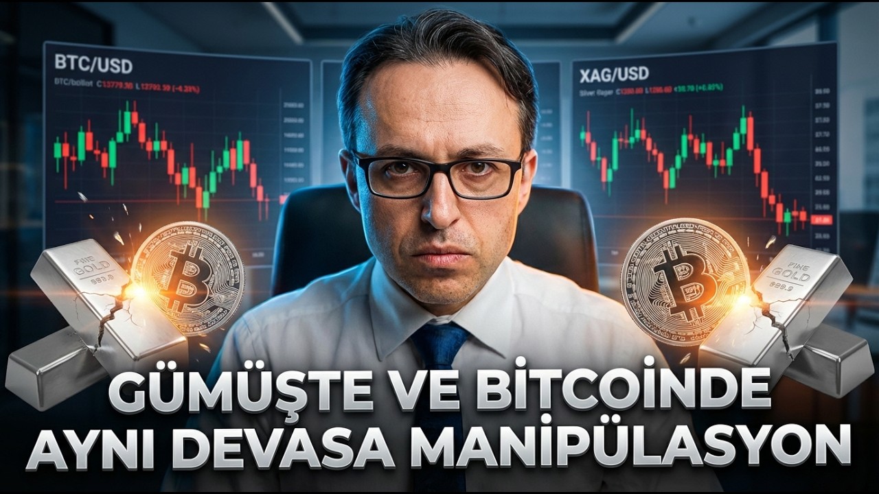 Gümüş'te ve Bitcoin'de Aynı Devasa Manipülasyon!