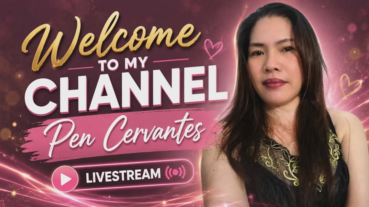 Pen Cervantes is live! good morning happy Friday ❤️ ❤️