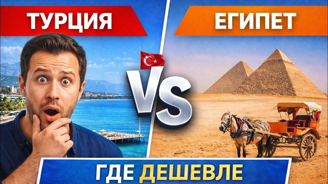 Турция vs Египет — где дешевле отдыхать в 2026 году? | Отдых без иллюзий