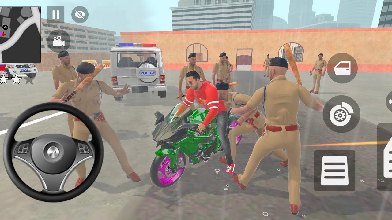 🎮Franklin order purchase 💥 Franklin ki Ho gayi 🚨police se ladai /Indian simulator game