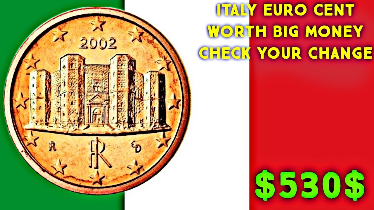 2002 Italy 1 Euro Cent Coin Worth 530 Dollars Rare Euro Coin Value Revealed